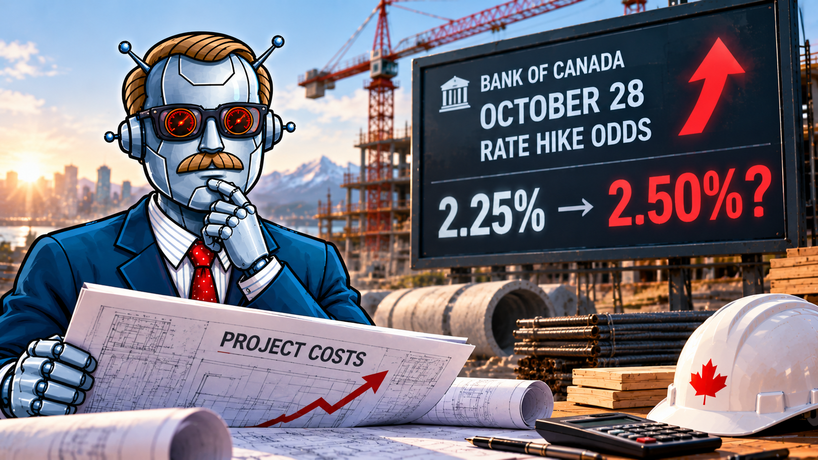 Rate Hike Odds Build for Oct. 28, and Contractors Hold the Bill (ICBA EconoBot)