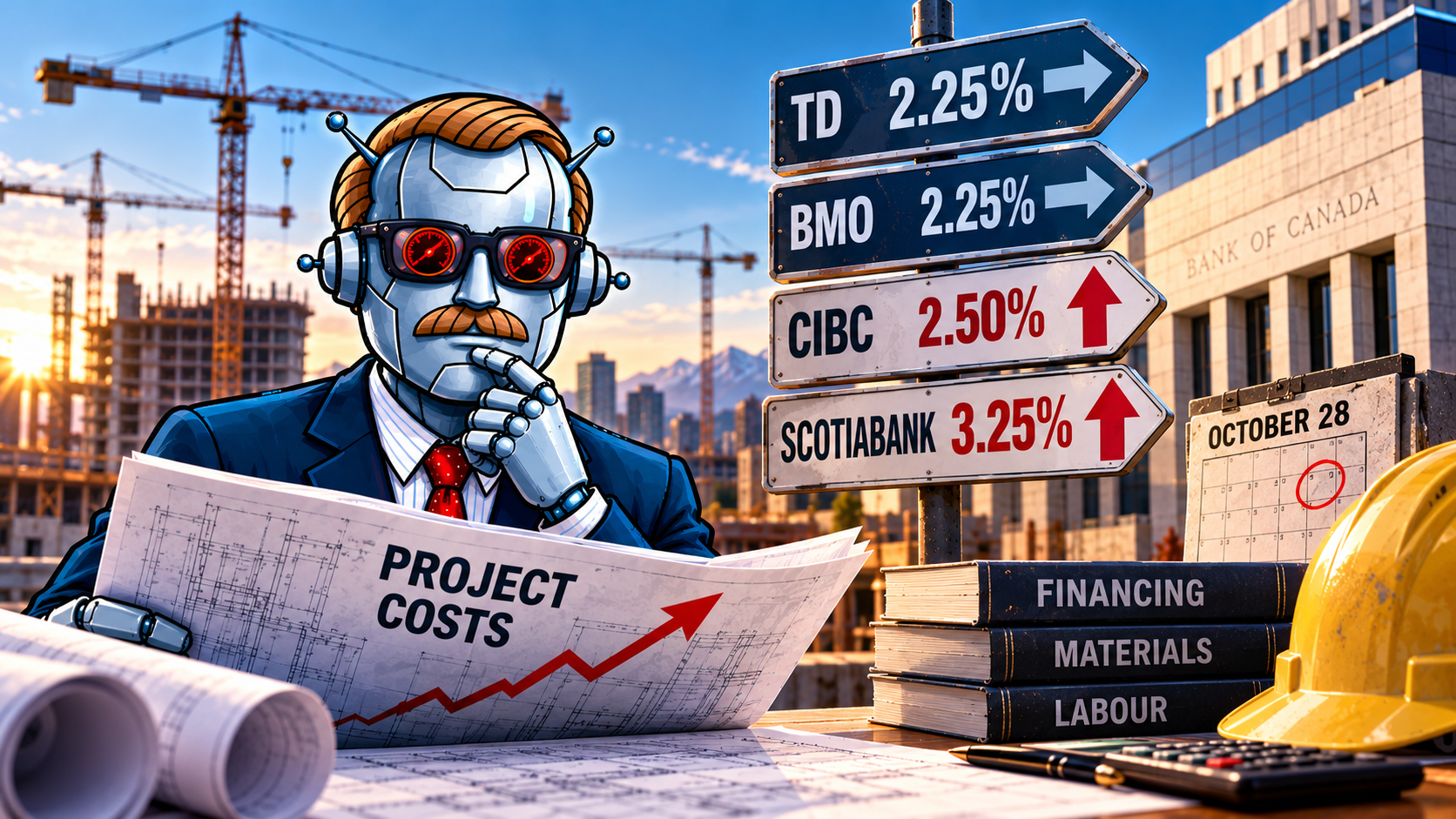 Banks Split on Rate Hikes as Contractors Wait on the BoC (ICBA EconoBot)