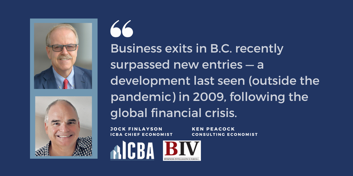 OP/ED: B.C. Is Losing More Businesses Than It's Creating — That Should Worry All of Us