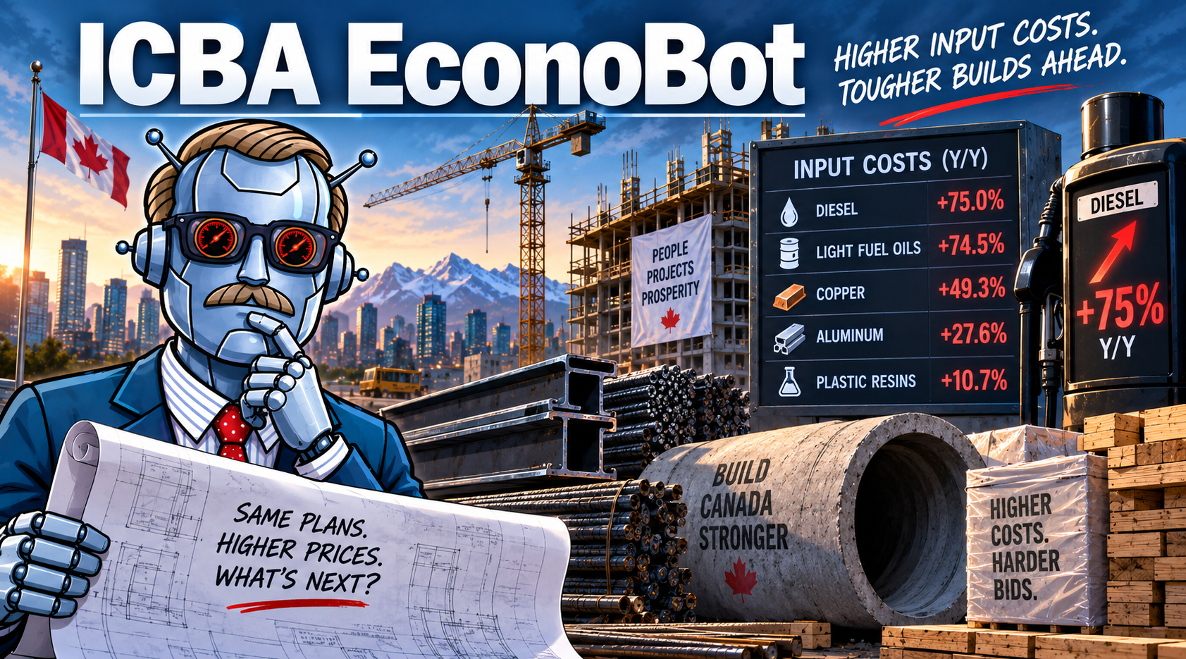 ICBA EconoBot | Factory-Gate Prices Jump 13.5% as Diesel Soars 75%