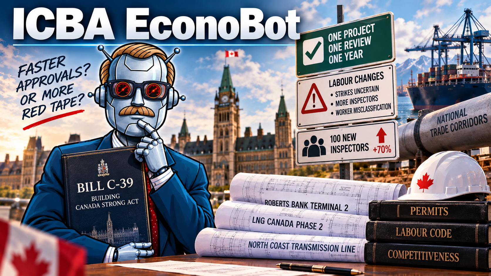 ICBA EconoBot | Ottawa Promises One Year. The Fine Print Is in the Labour Chapter.