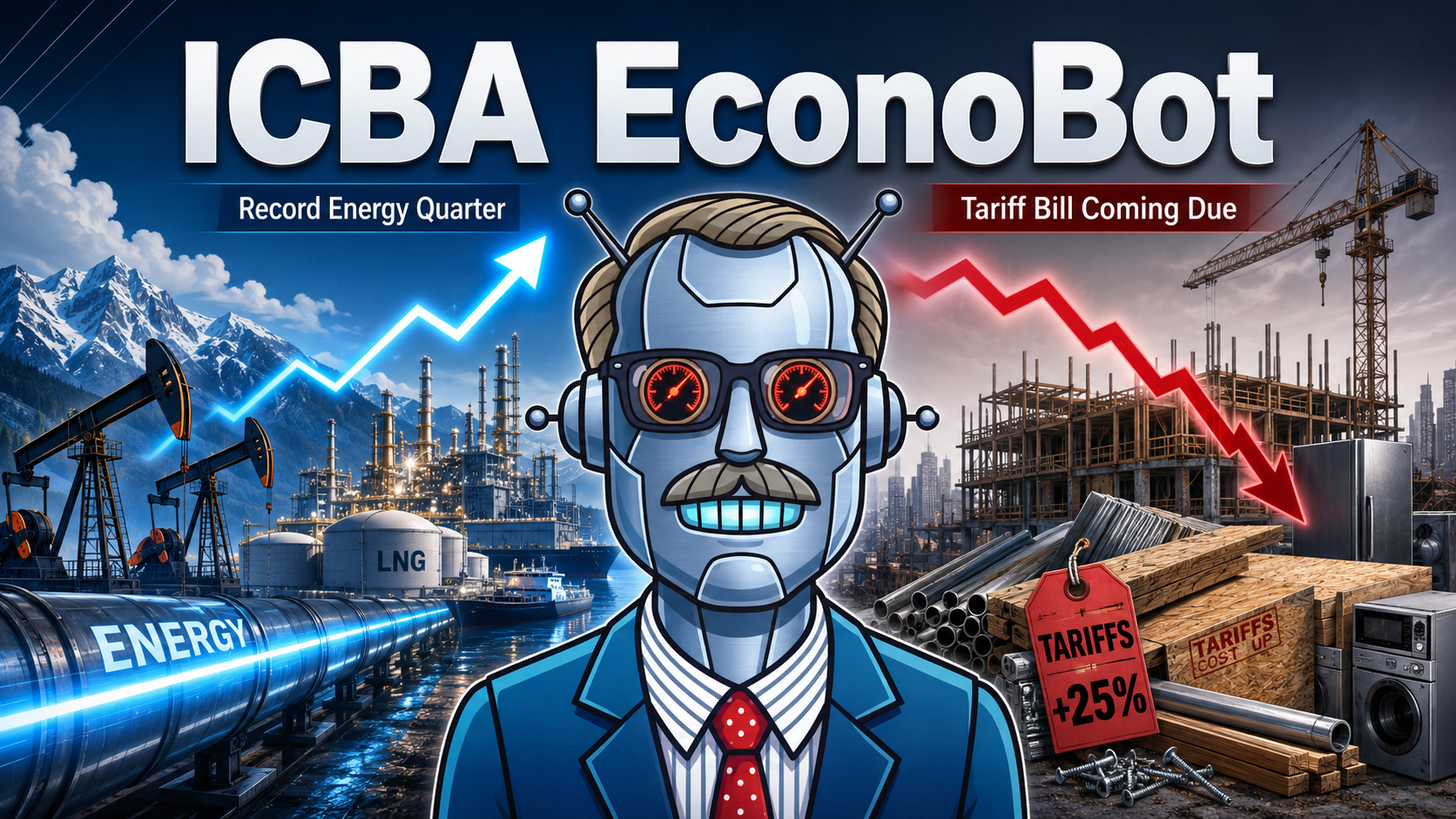 ICBA EconoBot | A Record Energy Quarter, and the Tariff Bill Coming Due