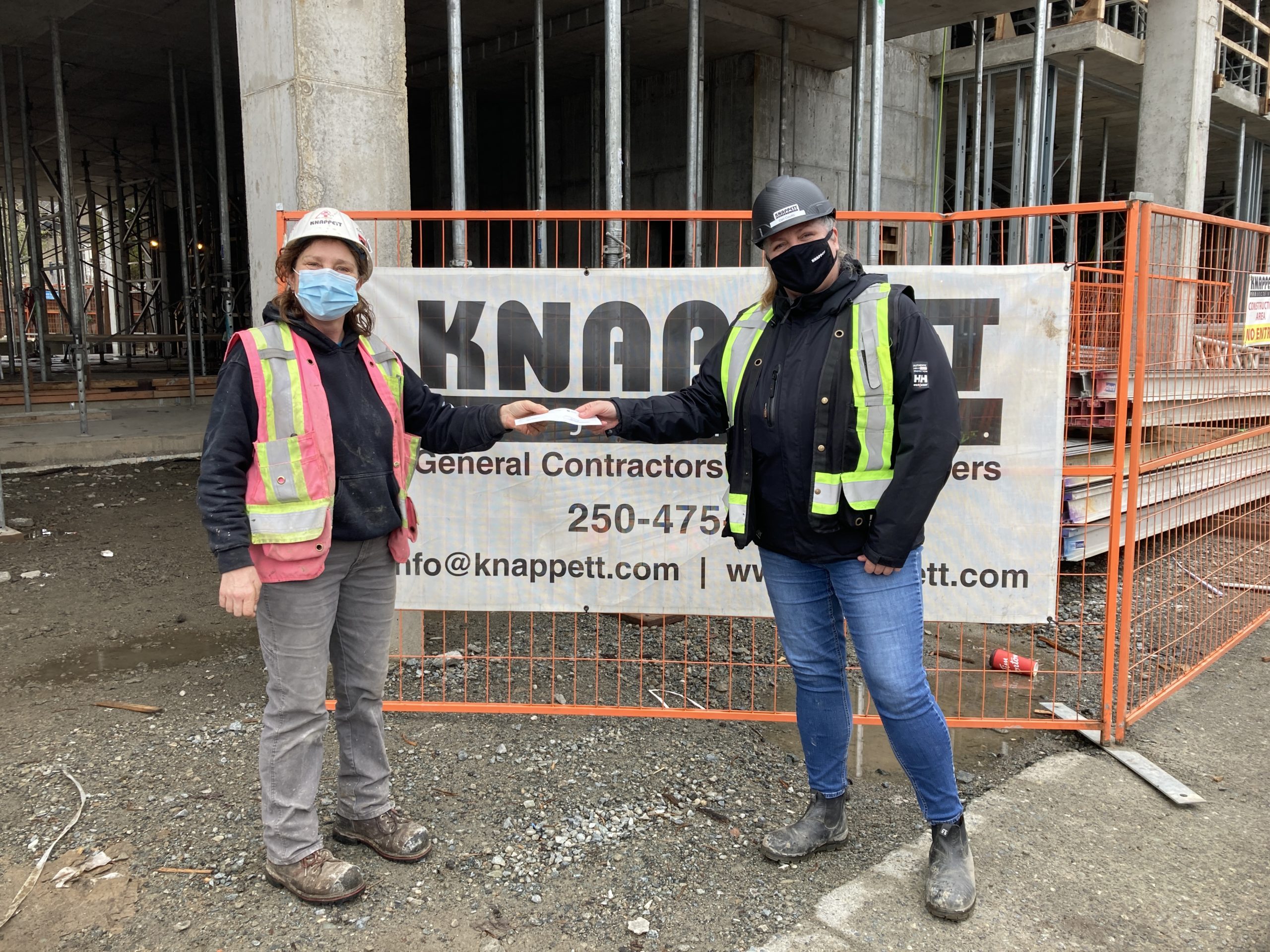 ICBA SAFETY MERITS AWARD WINNER #2: Sherry Bailor of Knappett Projects Inc.