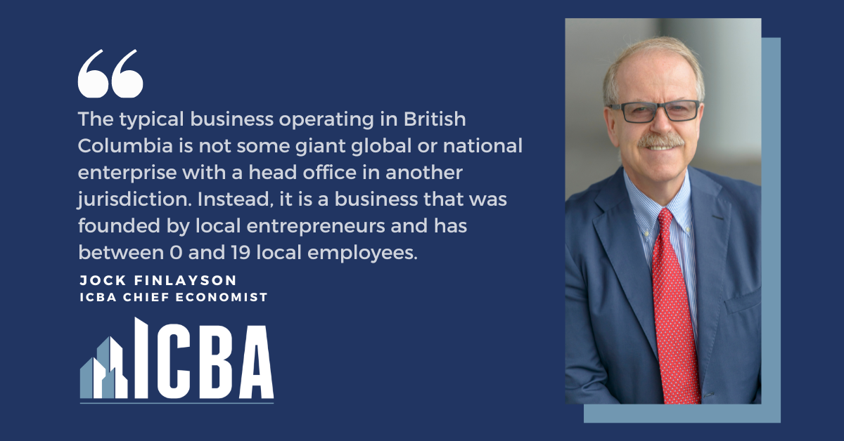 ICBA ECONOMICS: A Look Under the Hood of the B.C. Business Community