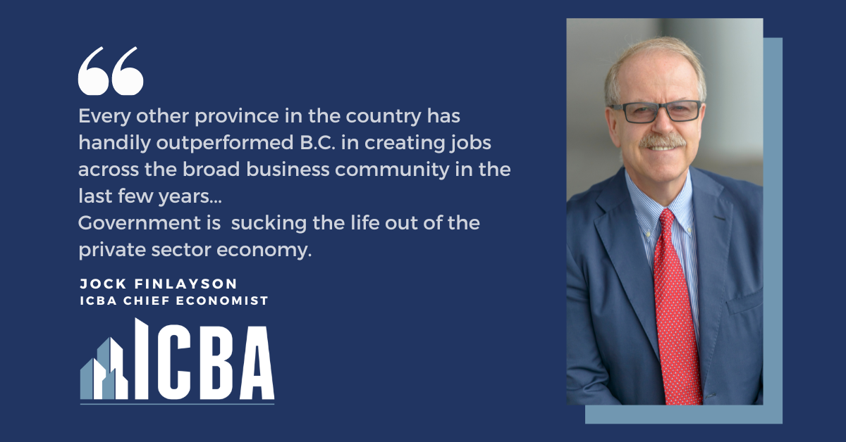ICBA ECONOMICS: Digging Into British Columbia’s Lopsided Job Market