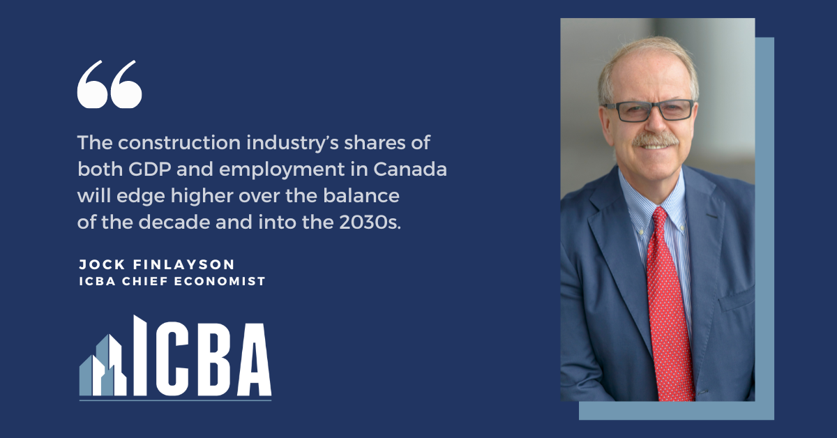 ICBA ECONOMICS: A Mix of Canadian Construction Industry Statistics