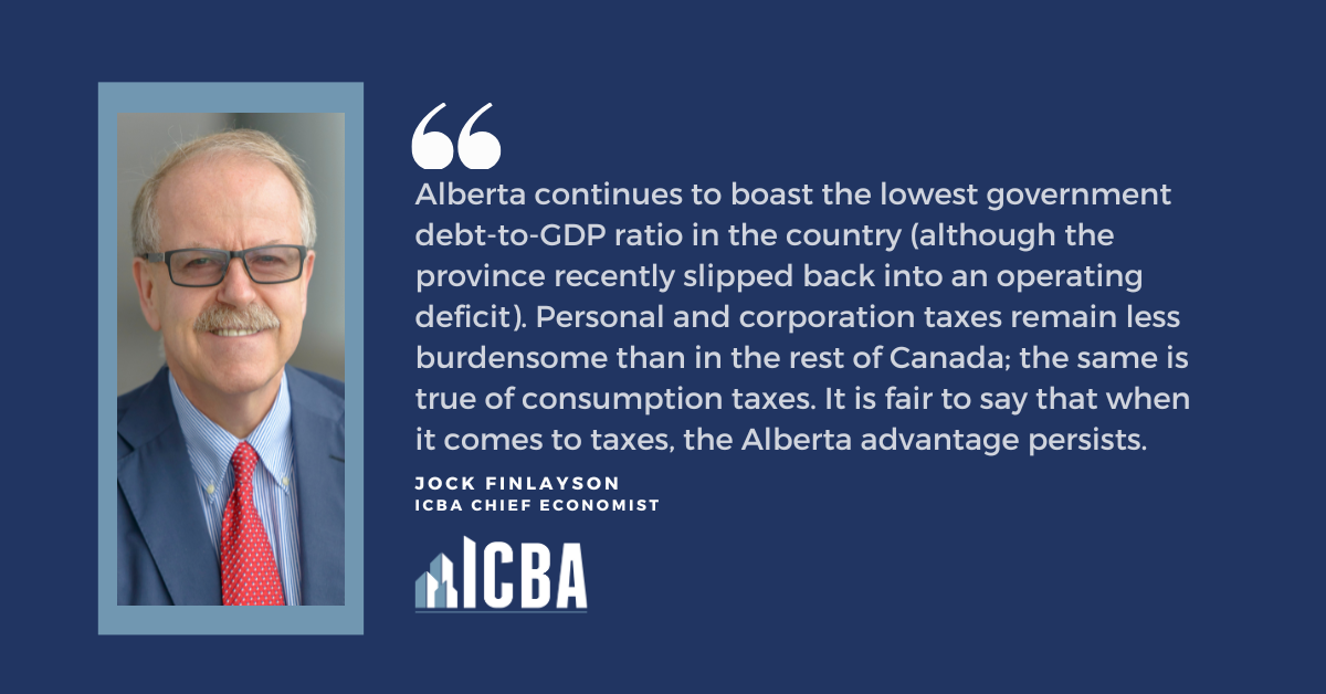 ICBA ECONOMICS: Checking in on Alberta’s Prosperity