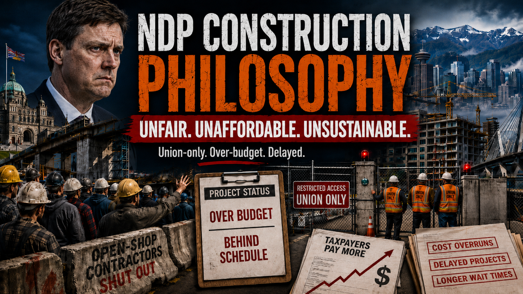 ICBA.ca Exclusive: The NDP Construction Philosophy – Unfair, Unaffordable, Unsustainable