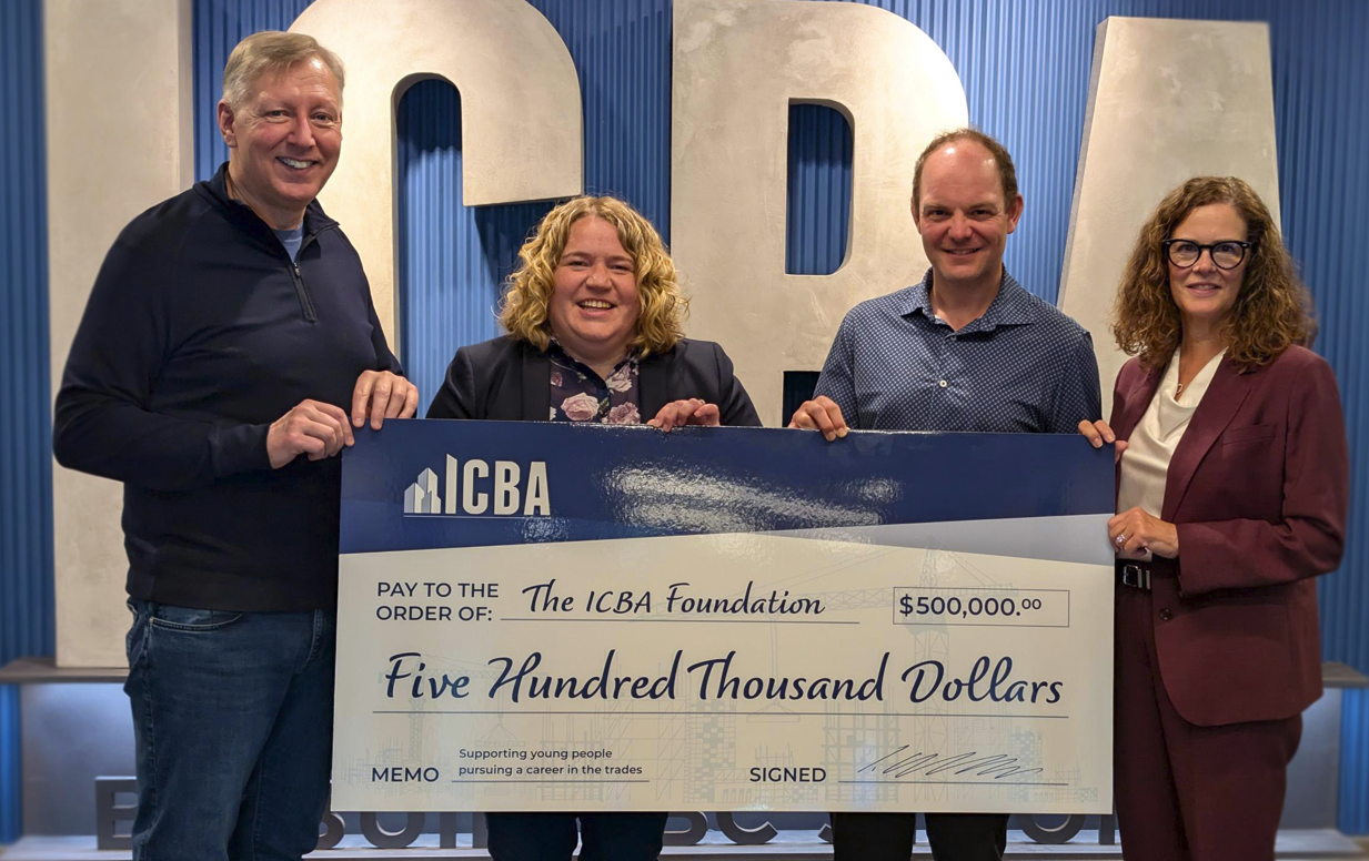 Another commitment to the ICBA Foundation