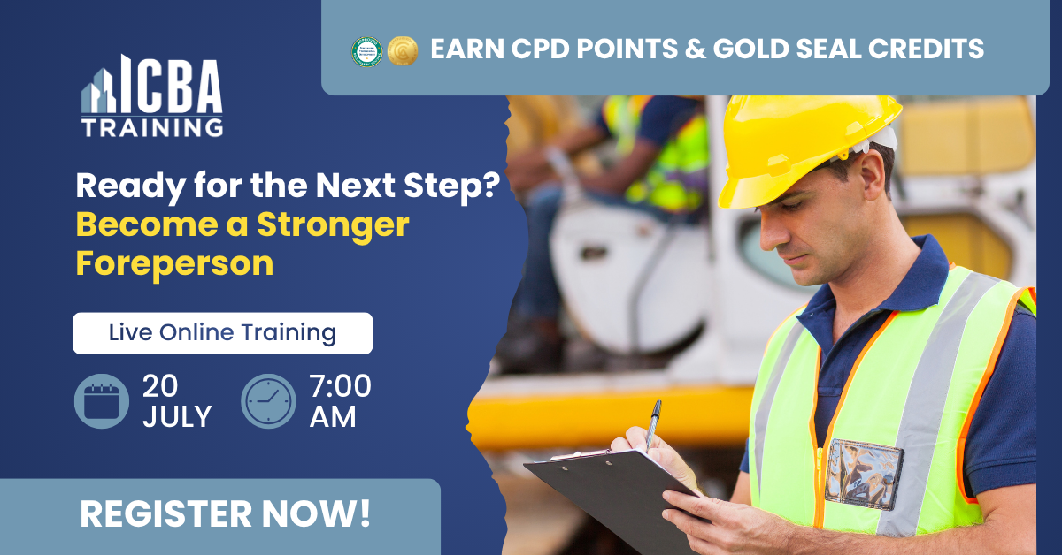 TRAINING THURSDAY: Foreperson Foundational Skills (All Trades)