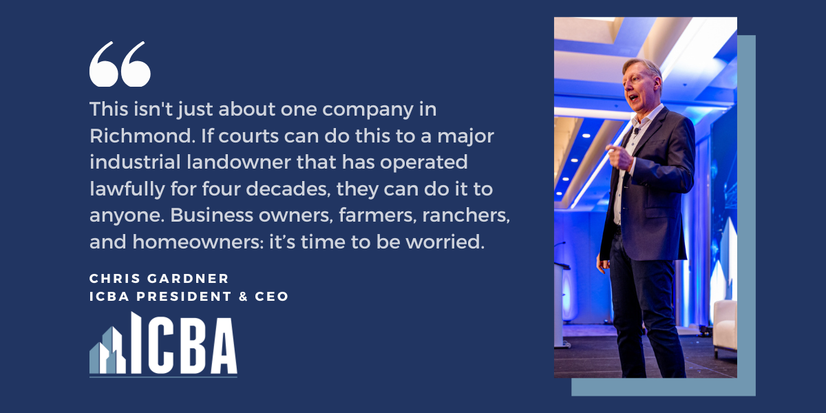 ICBA.ca Exclusive: Private Property Rights on Trial