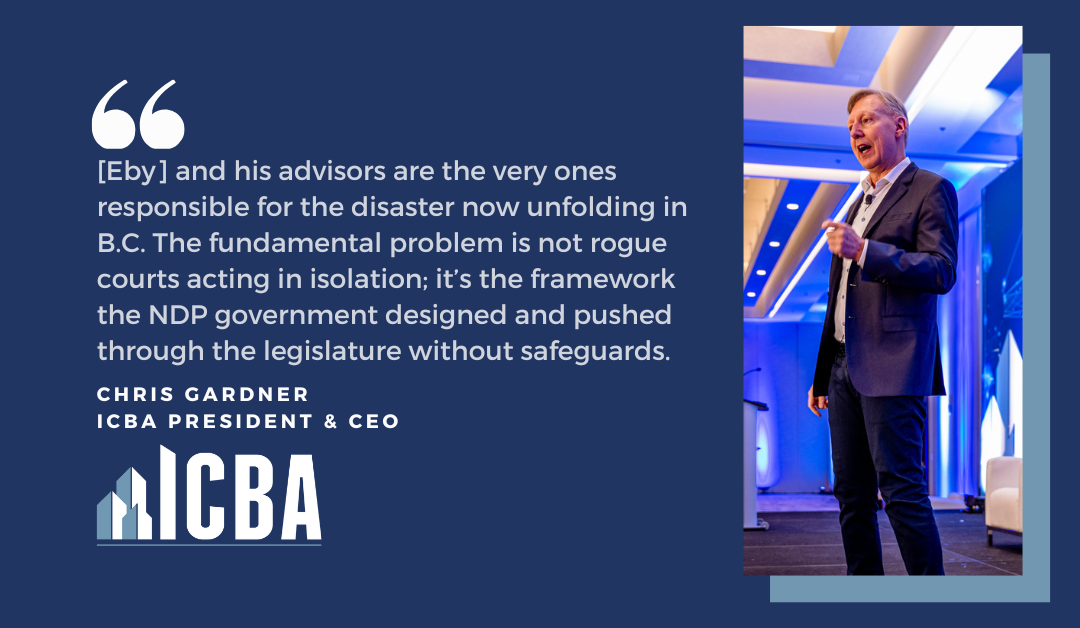 OP/ED: Eby Lit the DRIPA Fire – Now He Wants Credit for Talking About Putting It Out