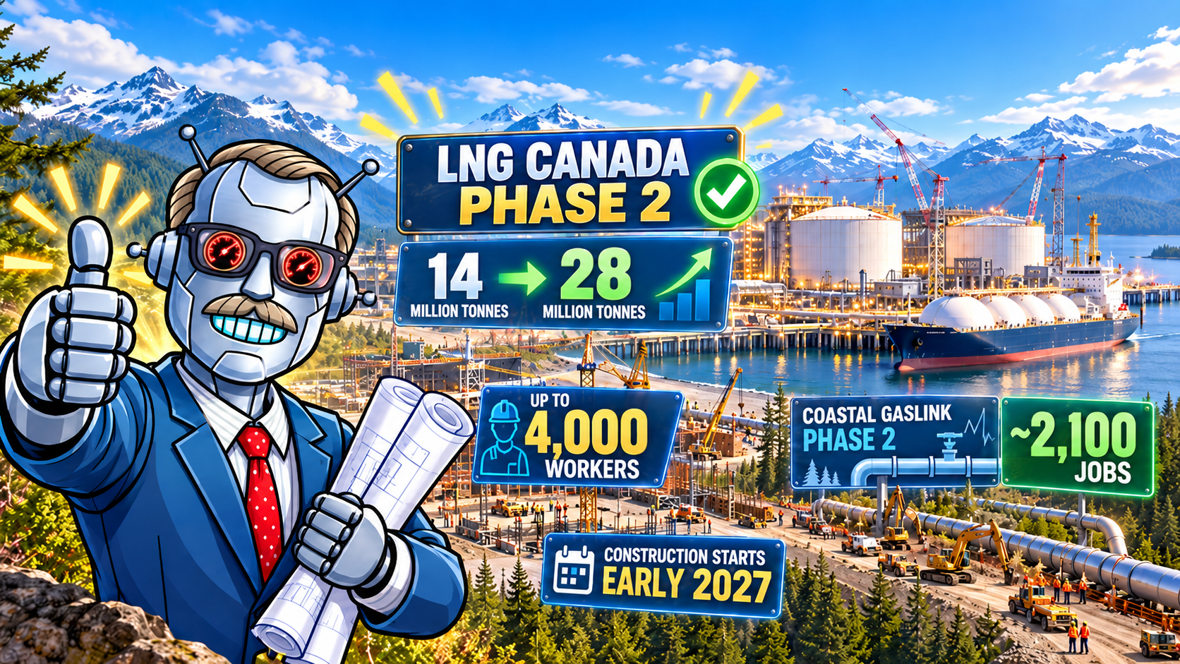 ICBA EconoBot | LNG Canada Says Yes: Phase 2 Doubles Kitimat