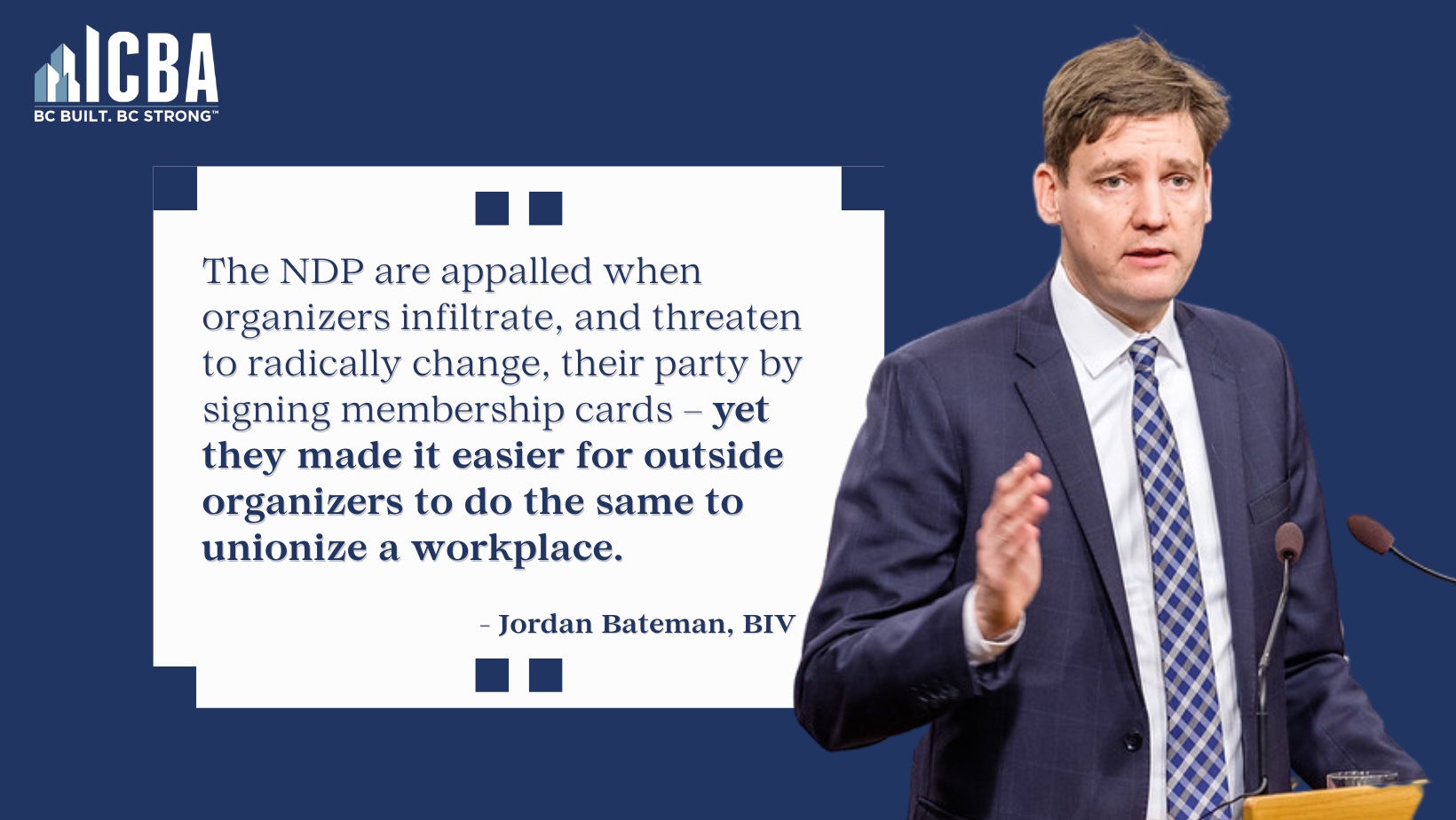 OP/ED: ICBA’s Jordan Bateman Wonders Why the BC NDP Prefers Some Hostile Takeovers to Others