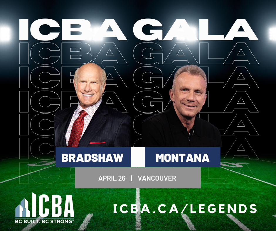 NEWS RELEASE: NFL Legends Terry Bradshaw and Joe Montana to Headline ICBA 2023 Gala